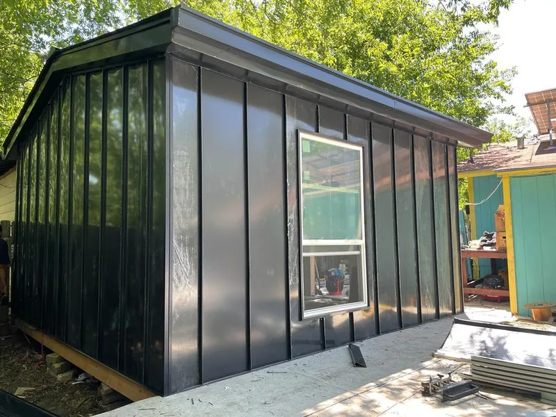 Black standing seam metal wall panels for Metal Roof Installation in Lower Burrell